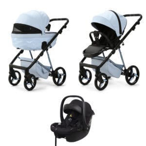 Mee-Go Milano Quantum 3-in-1 Travel System - Powder Blue