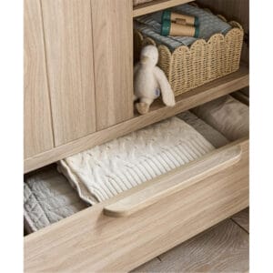 Mamas and papas franklin wardrobe natural oak (2)
