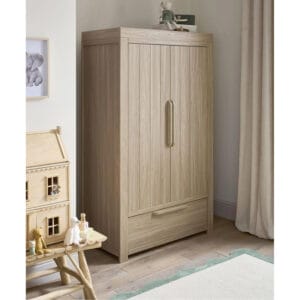 Mamas and papas franklin wardrobe natural oak