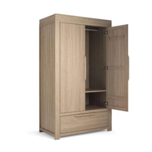 Mamas and papas franklin wardrobe natural oak (4)