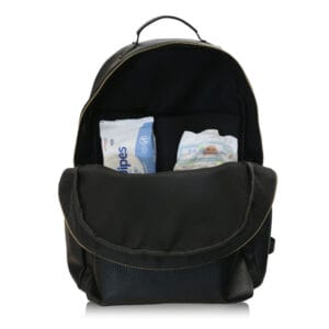My babiie backpack pro changing bag black gold (11)
