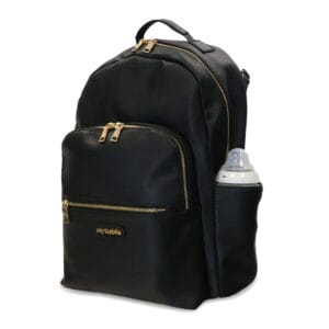 My babiie backpack pro changing bag black gold (12)