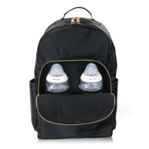 My babiie backpack pro changing bag black gold (7)