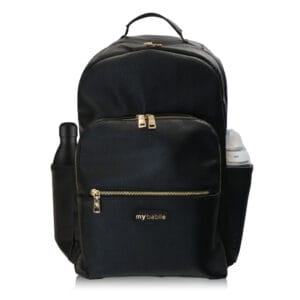 My babiie backpack pro changing bag black gold (9)