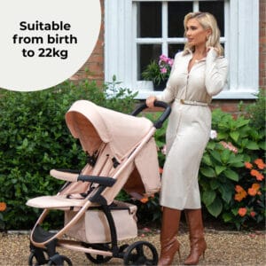 My babiie mb200i 3in1 travel system blush (9)