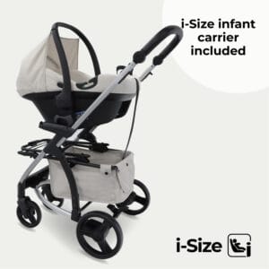 My babiie mb200i 3in1 travel system oatmeal (2)