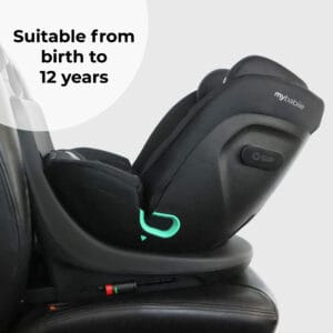My babiie mbcs300 i size (40 150cm) spin car seat black (1)