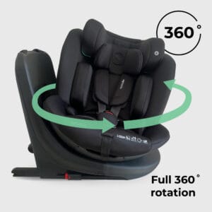 My babiie mbcs300 i size (40 150cm) spin car seat black (2)
