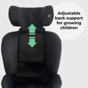 My babiie mbcs300 i size (40 150cm) spin car seat black (5)
