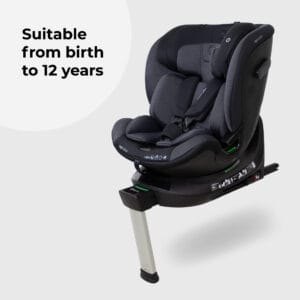 My babiie mbcs400 group 0+ 1 2 3 isize car seat black (1)