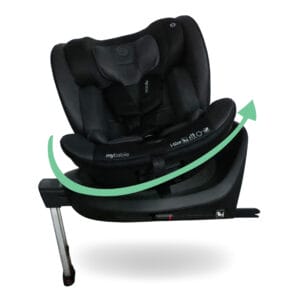 My Babiie MBCS400 Group 0+/1/2/3 i-Size Car Seat - Black