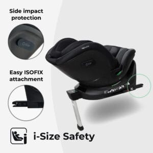 My babiie mbcs400 group 0+ 1 2 3 isize car seat black (6)
