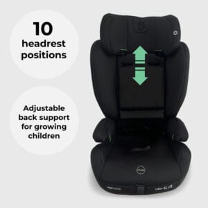 My babiie mbcs75 i size (76 150cm) car seat isofix black (4)