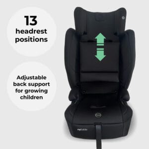 My babiie mbcs80 i size (76 150cm) car seat isofix black (4)