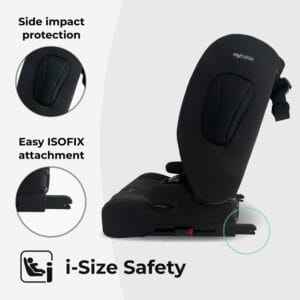 My babiie mbcs80 i size (76 150cm) car seat isofix black (7)