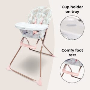 My babiie mbhc1 highchair rose geo (2)