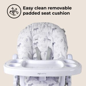 My babiie mbhc8 premium highchair safari (5)