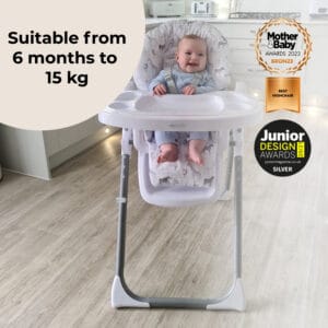 My babiie mbhc8 premium highchair safari (6)