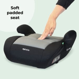 My babiie i size booster lite car seat grey (2)