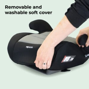 My babiie i size booster lite car seat grey (3)