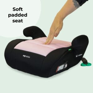 My babiie i size booster lite car seat pink (2)