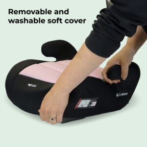 My babiie i size booster lite car seat pink (3)