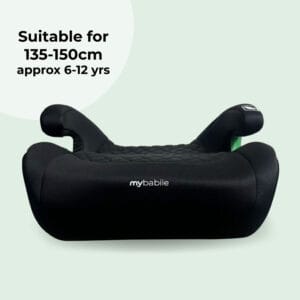 My babiie i size booster max car seat black quilted (1)