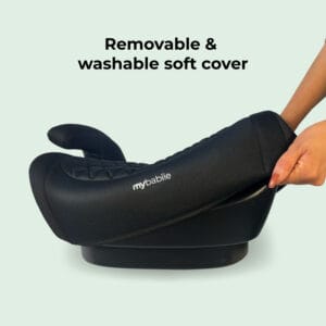 My babiie i size booster max car seat black quilted (4)