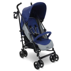 Mybabiee mb02 stroller blue grey plus