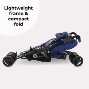 Mybabiee mb02 stroller blue grey plus (5)