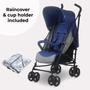 Mybabiee mb02 stroller blue grey plus (7)