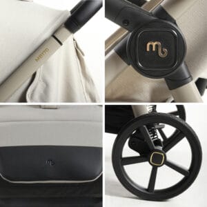 Mybabiee mb170 plus pushchair ivory (4)