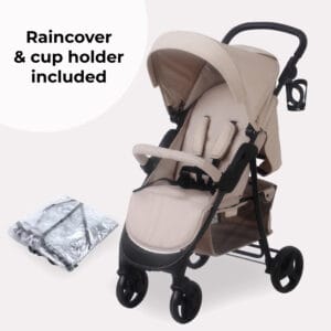 Mybabiee mb30 stroller oatmeal plus (2)