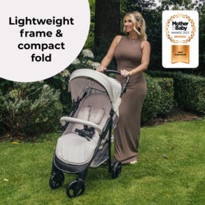 Mybabiee mb30 stroller oatmeal plus (3)