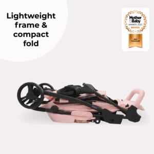 Mybabiee mb30 stroller pink leopard plus (3)