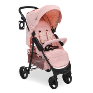 Mybabiee mb30 stroller pink leopard plus