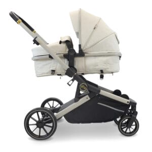 Mybabiee mb33 tandem stroller ivory (5)