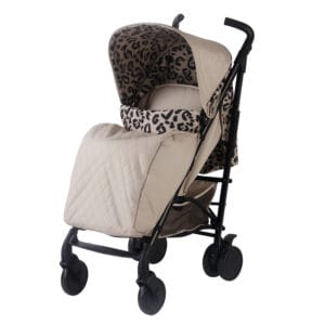 Mybabiee mb51 stroller fawn leopard plus (11)