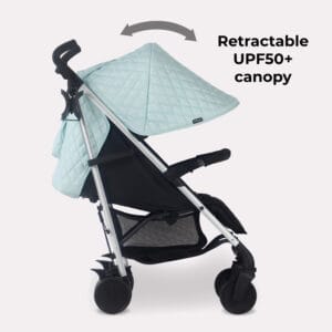 Mybabiee mb51 stroller quilted aqua plus (3)