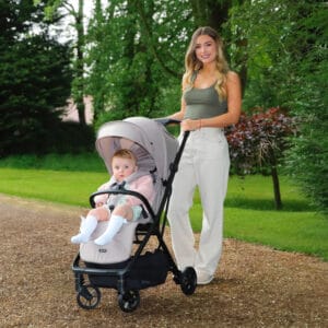 Mybabiee mbx7 stroller camel (6)