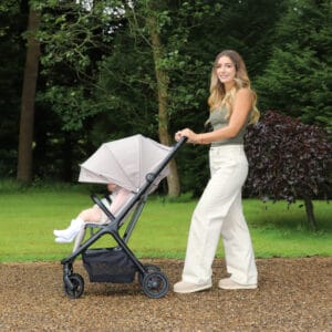 Mybabiee mbx7 stroller camel (7)