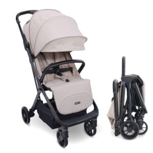 Mybabiee mbx7 stroller camel (9)