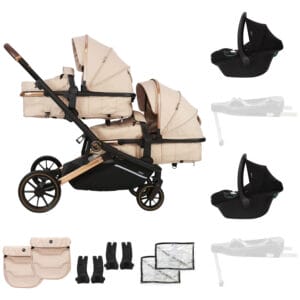 With 2 car seats