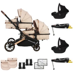 With 2 car seats 2 bases