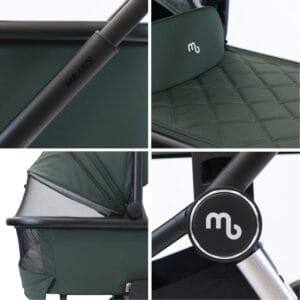 My babiie mb450i 3in1 travel system forest green (6)