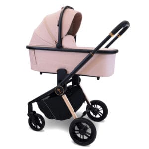 My babiie mb450i 3in1 travel system pastel pink (1)