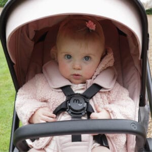 My babiie mb450i 3in1 travel system pastel pink (6)