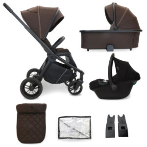 My Babiie MB450i 3in1 Travel System with i-Size Car Seat - Chocolate