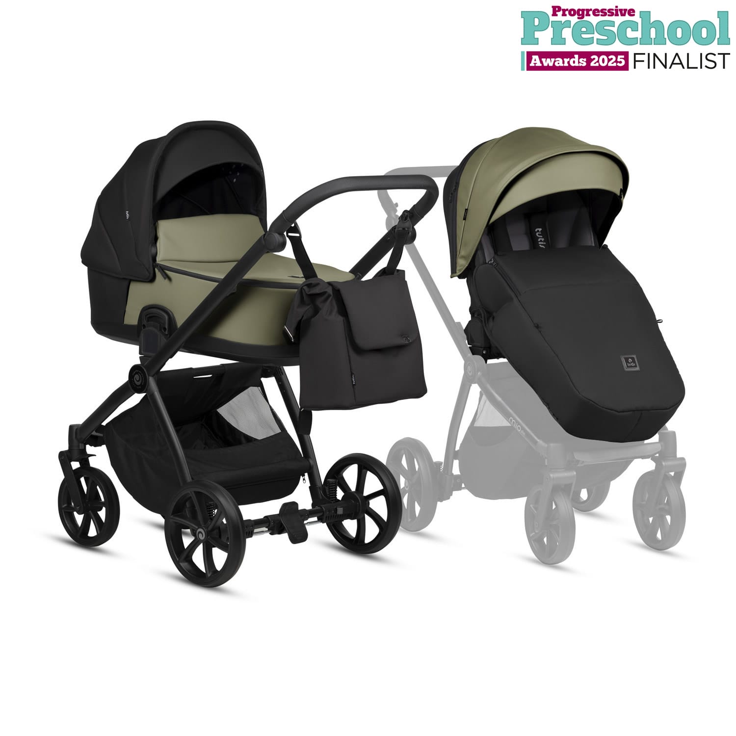 Tutis Mio3+ 2in1 Leather Edition - 025 Olive