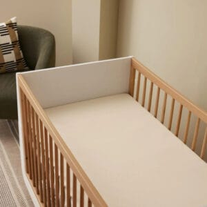 Cotbed twin pack fitted sheets cashmere (1)
